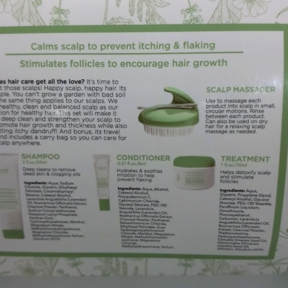NWT REVIVE BEAUTY SCALP HEALTH 5PIECE TRAVEL KIT